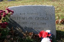 Violet McCoy “Billy” <I>Koehler</I> George 