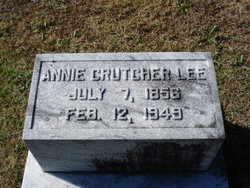 Annie <I>Crutcher</I> Lee 