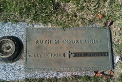 Ruth M. <I>Highley</I> Courtright 