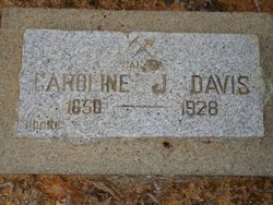 Caroline Jane <I>Cook</I> Davis 