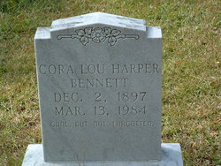 Cora Lou <I>Harper</I> Bennett 