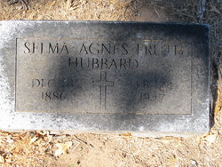 Selma Agnes <I>Fruth</I> Hubbard 