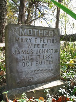 Mary E <I>Pettus</I> Johnston 