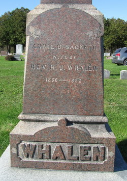 Annie B. <I>Sackett</I> Whalen 