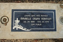 Maybelle Paula <I>Erway</I> Robinson 