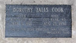 Dorothy Evelyn <I>Falls</I> Cook 