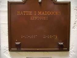 Hattie Ida <I>Wright</I> Maddocks 