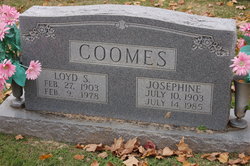 Josephine <I>Rowland</I> Coomes 