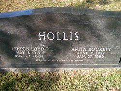Anita <I>Rockett</I> Hollis 
