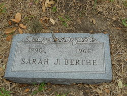 Sarah Jane <I>Waldrep</I> Berthe 