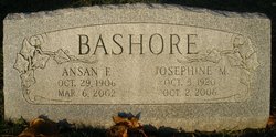 Josephine Mabel <I>Hower</I> Bashore 