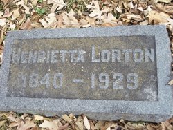 Henrietta <I>Behan</I> Lorton 