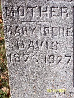 Mary Irene <I>Elliott</I> Davis 