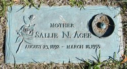 Sallie <I>Null</I> Agee 