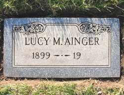 Lucy M. <I>Alber</I> Ainger 