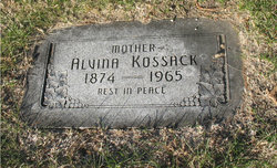 Alvina Katharine Elise Auguste <I>Schweitzer</I> Kossack 