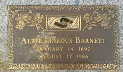 Alzie <I>Linkous</I> Barnett 
