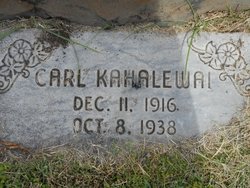 Carl Kalaiolele Kahalewai 