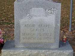 Addie <I>Beard</I> Graves 