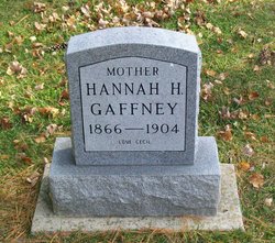 Hannah Hattie <I>Waldron</I> Gaffney 