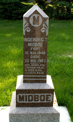 Ingeborg Torgersdatter <I>Haugo</I> Midboe 