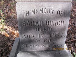Sarah <I>Hamilton</I> Burch 
