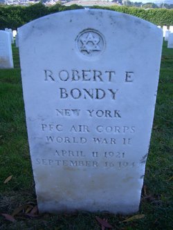 PFC Robert E Bondy 