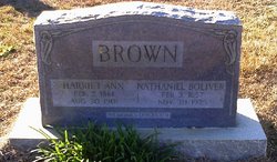 Harriet Ann <I>Brandenburg</I> Brown 