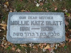 Mala “Mollie” <I>Kellner</I> Katz Blatt 