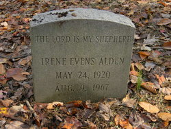 Irene Victoria <I>Evens</I> Alden 