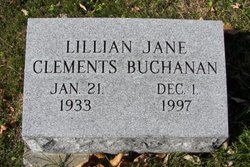 Lillian J <I>Clements</I> Buchanan 