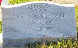 Annie <I>Cassity</I> Agee 