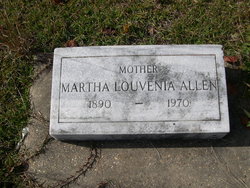 Martha Louvenia “Vinnie” <I>Battle</I> Allen 