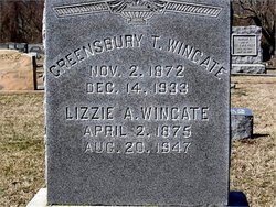Elizabeth A. “Lizzie” <I>Carmean</I> Wingate 