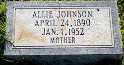 Alice M. “Allie” <I>Freeman</I> Johnson 