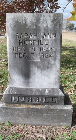 Sarah Ann <I>Gunn</I> Morrill 