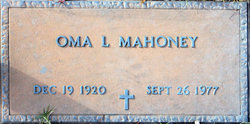 Oma Leona <I>Richardson</I> Mahoney 