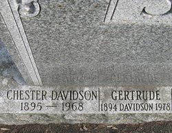 Gertrude <I>Steenhuizen</I> Davidson 