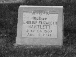 Emeline Elizabeth <I>Eckersley</I> Bartlett 
