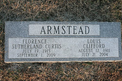 Florence Sutherland <I>Curtis</I> Armstead 