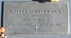 Walter Ambers Cox 
