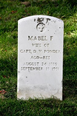 Mabel F <I>Silver</I> Ponder 