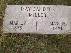 May <I>Sanders</I> Miller 