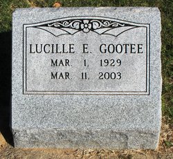 Lucille E <I>Hall</I> Gootee 