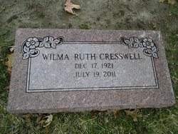 Wilma “Ruth” Cresswell 