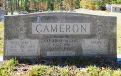 Catherine Isabel <I>Cameron</I> Rogers 