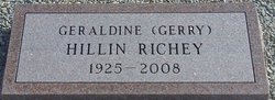 Geraldine “Gerry” <I>Hillin</I> Richey 