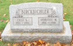 Dorothy M <I>Blume</I> Birckbichler 