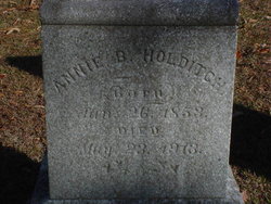 Annie B. <I>Allen</I> Holditch 