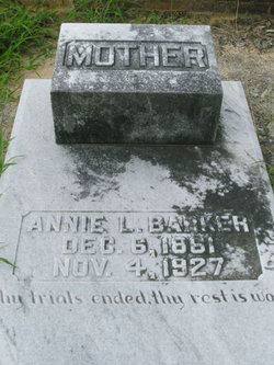 Annie Laura “Annie Laurie” <I>Lee</I> Barker 